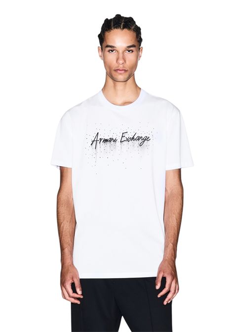 T-shirt regular fit con stampa spray ARMANI EXCHANGE | T-shirt | XM001462 AF10364U0002
